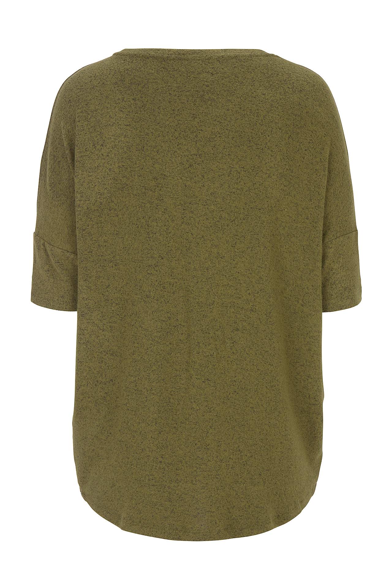 Supermjuk, melerad trikåtopp