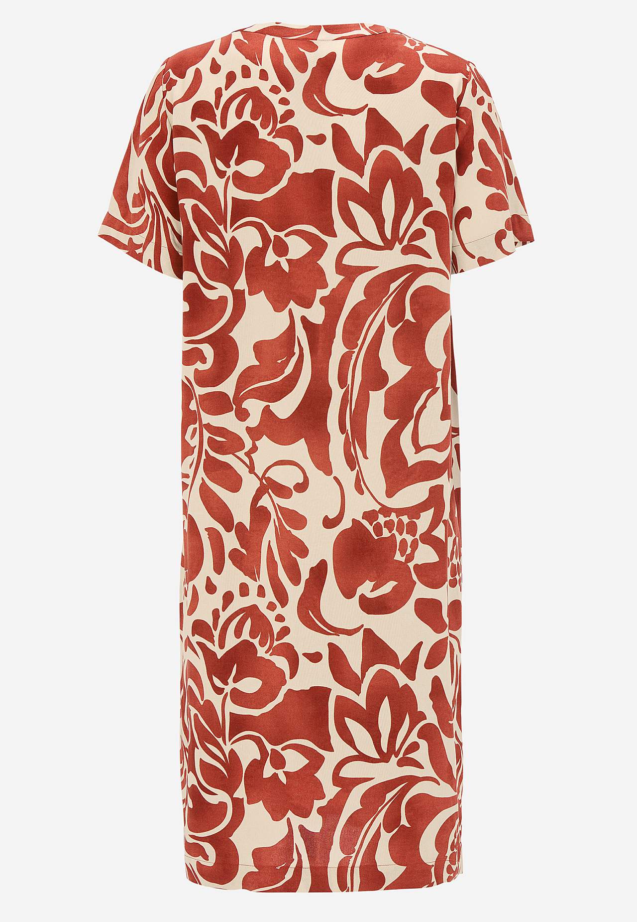 Vävd, mönstrad viskosklänning