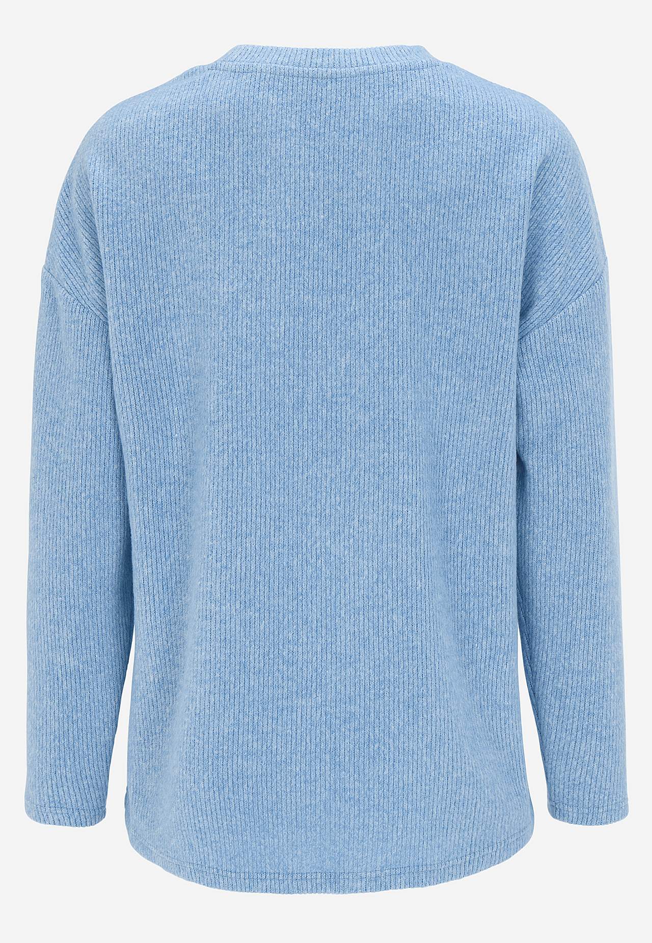 Supermjuk tröja med dekorativ mittsöm Beata