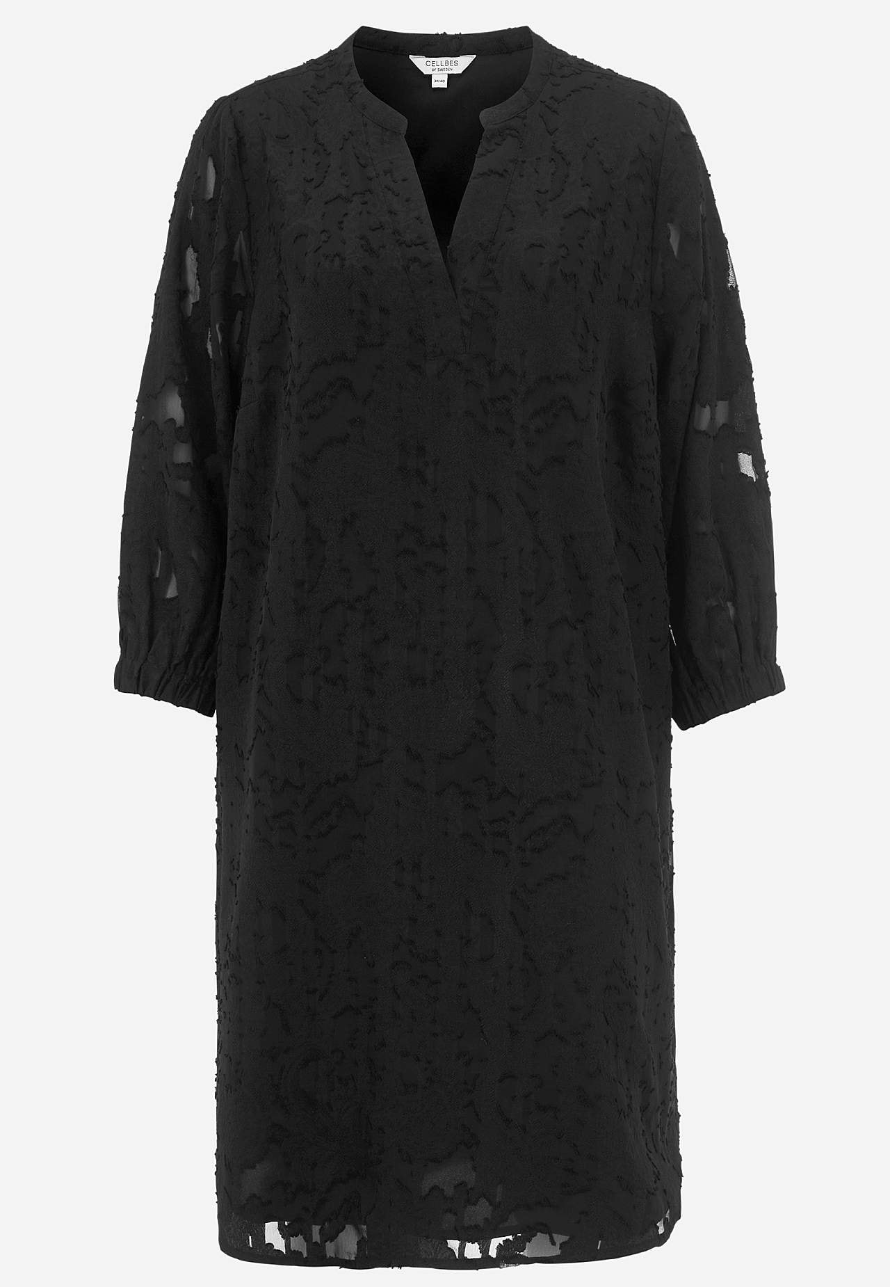 Jacquardvävd, skir klänning