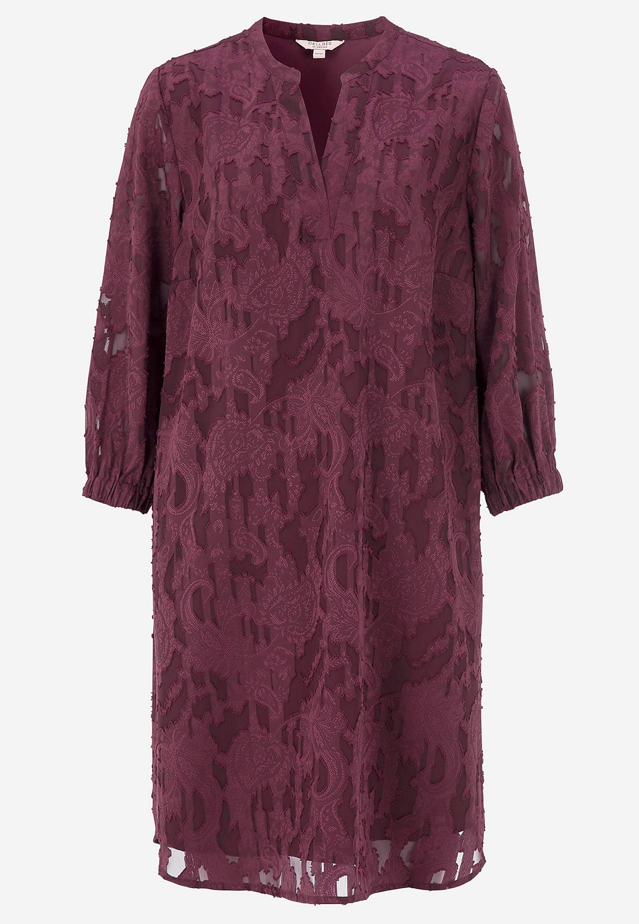 Jacquardvävd, skir klänning