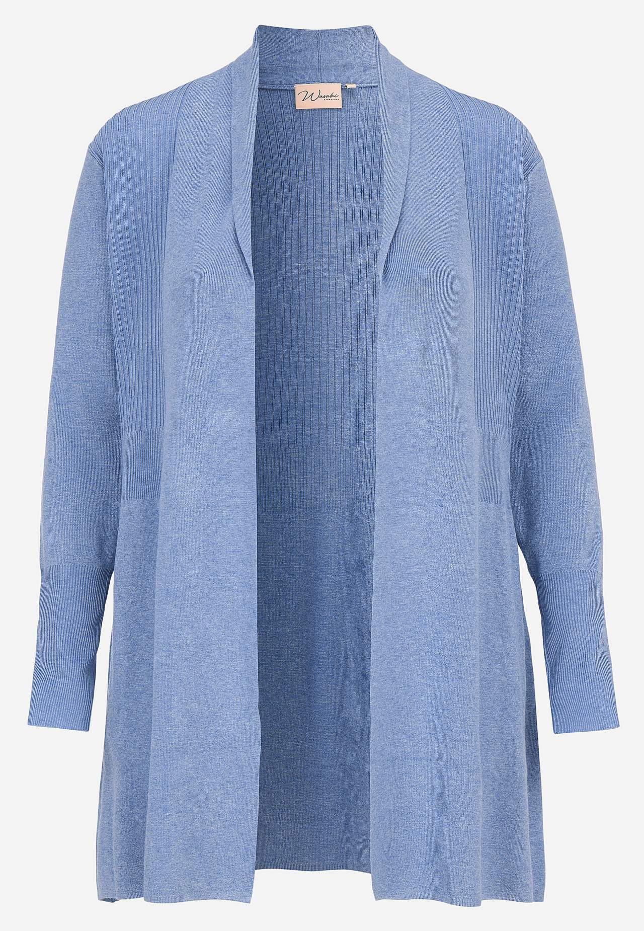 Finstickad cardigan