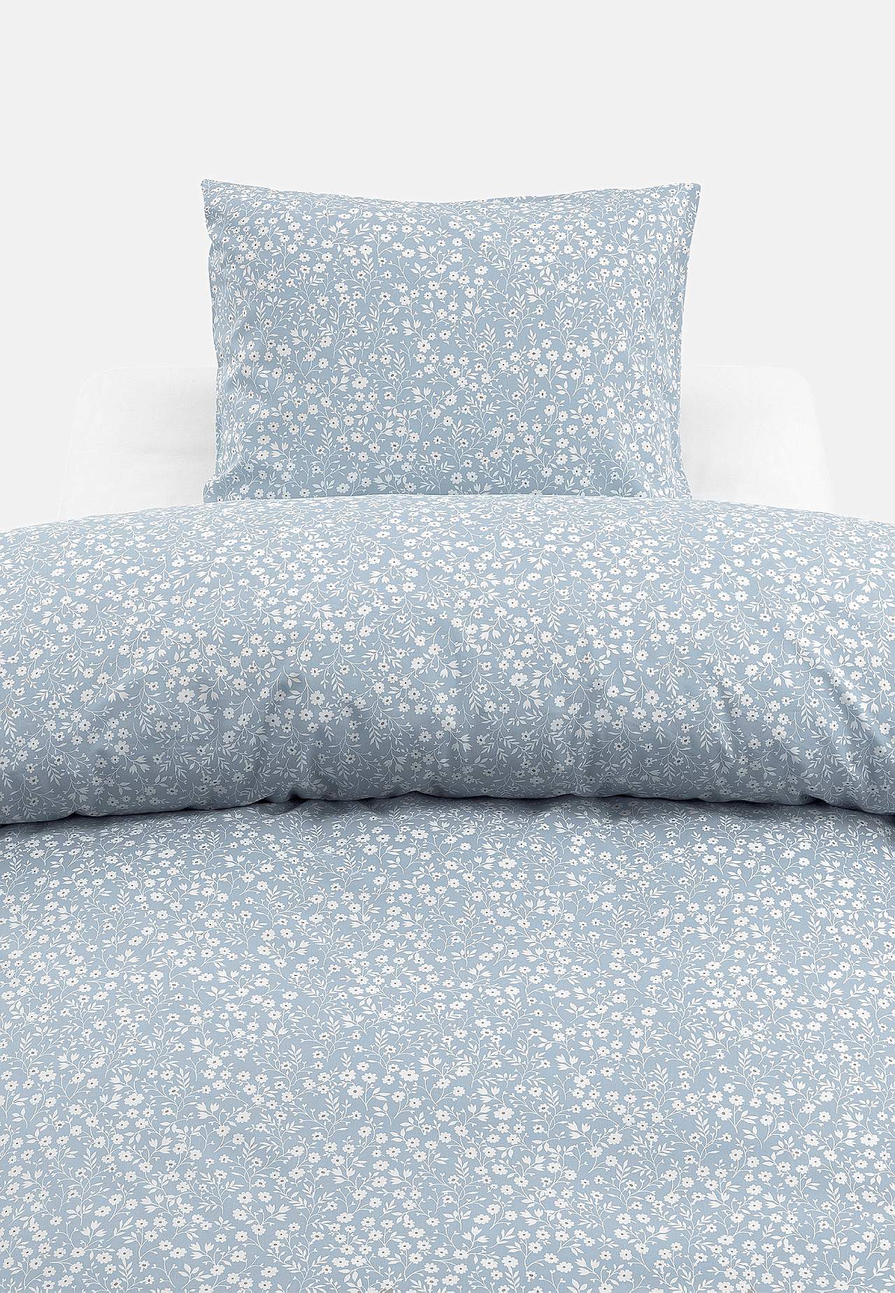 Småblommigt påslakanset 150x210 cm