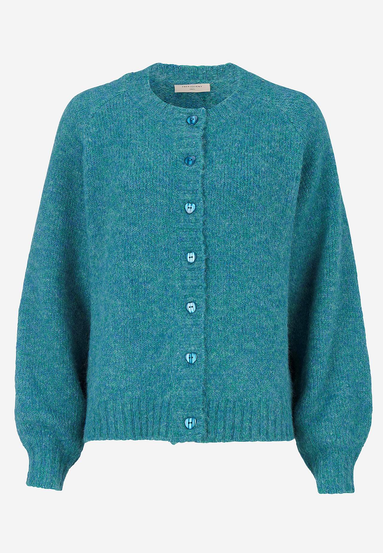 Stickad, mjuk cardigan