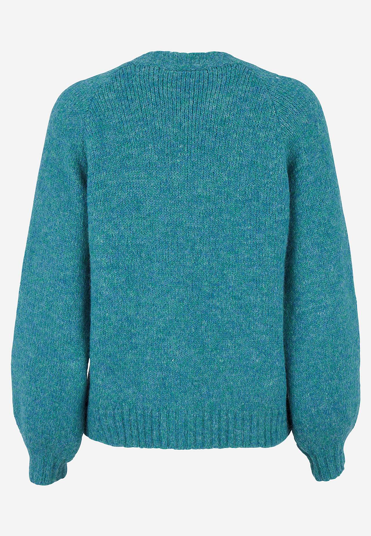 Stickad, mjuk cardigan