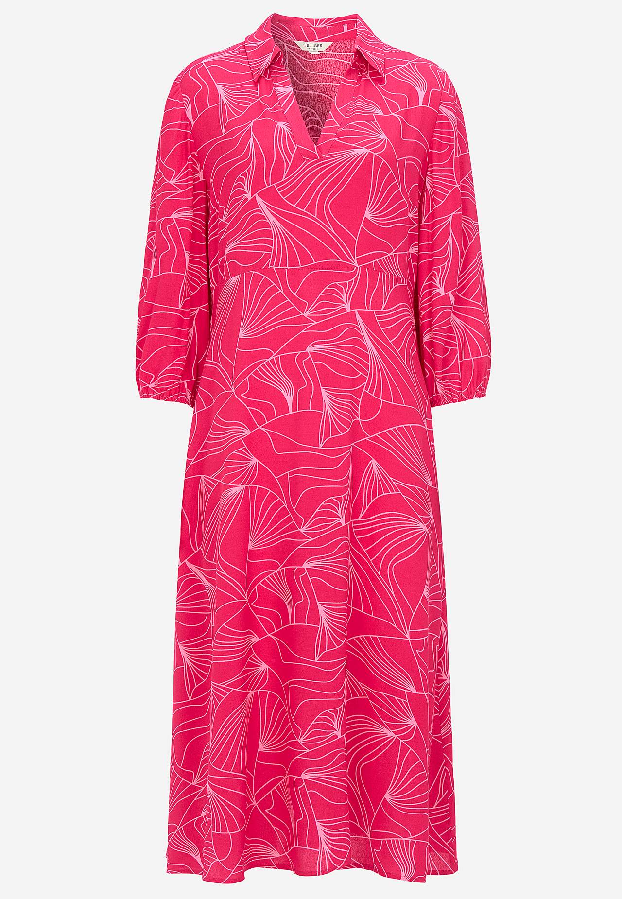 Vävd klänning med fickor