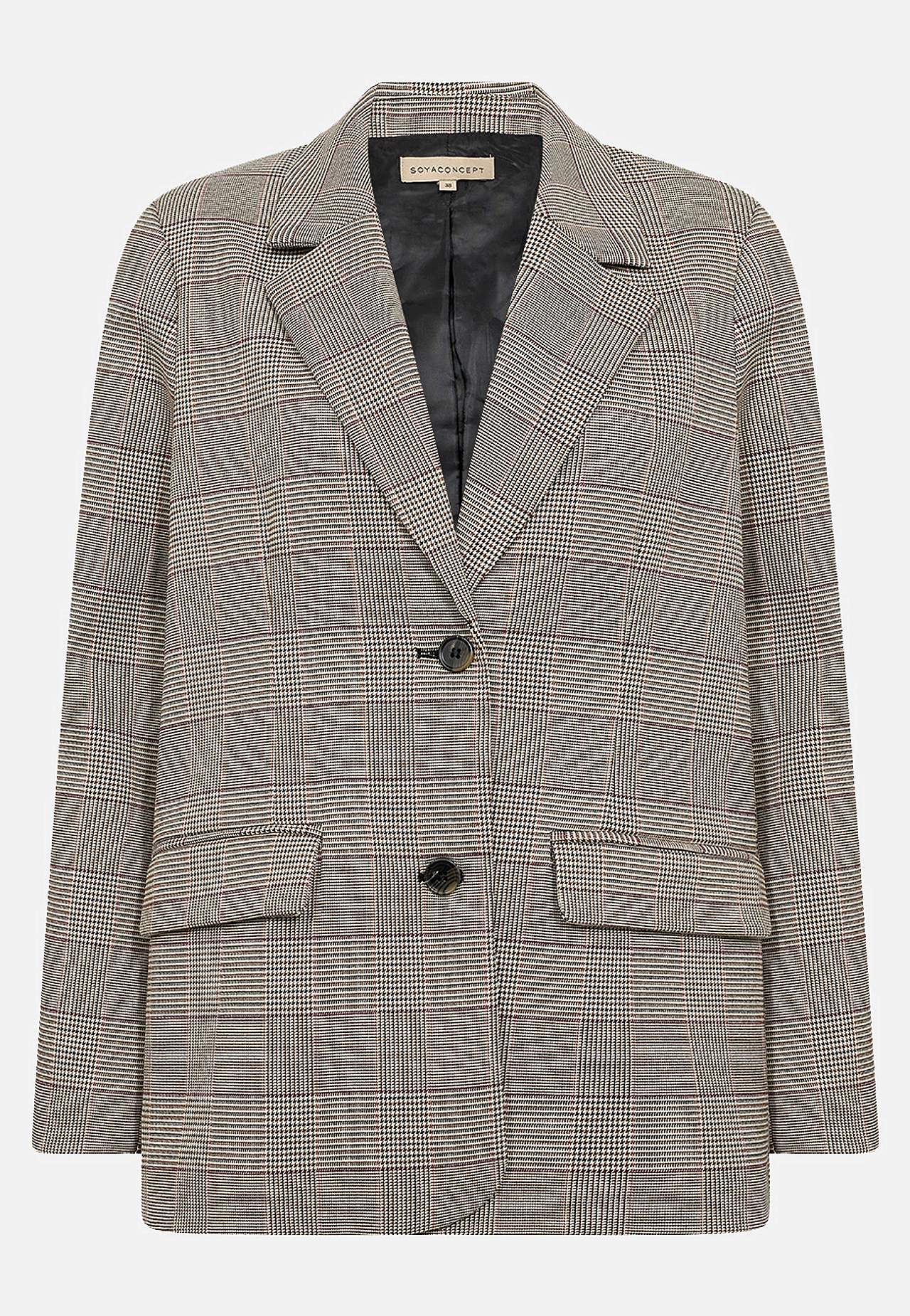 Pepitarutig, vävd kavaj