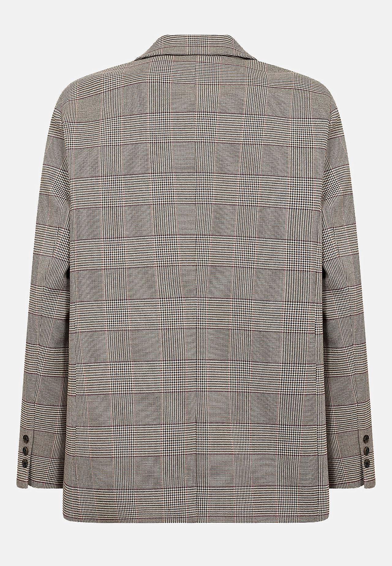 Pepitarutig, vävd kavaj