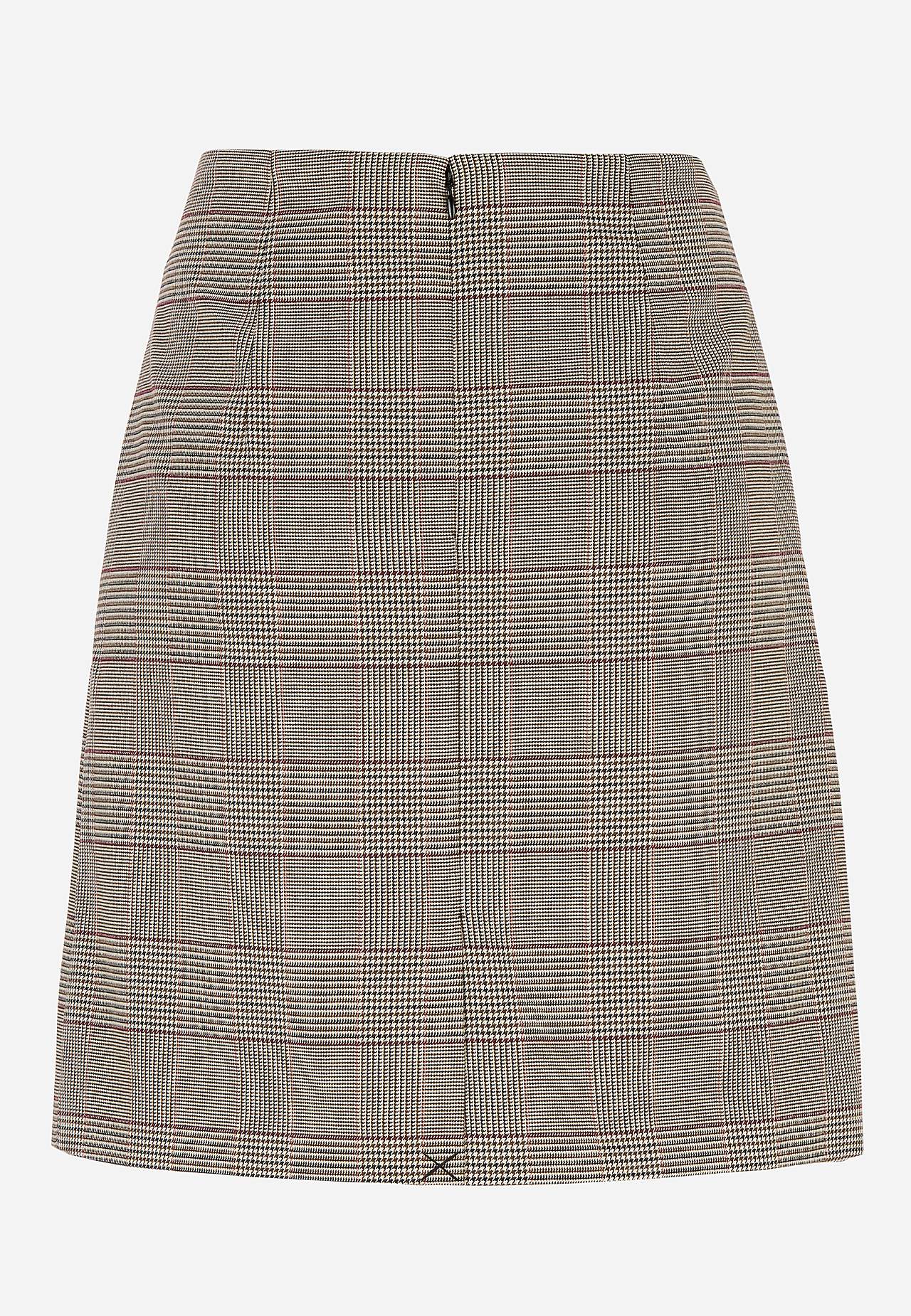 Pepitarutig, vävd kjol