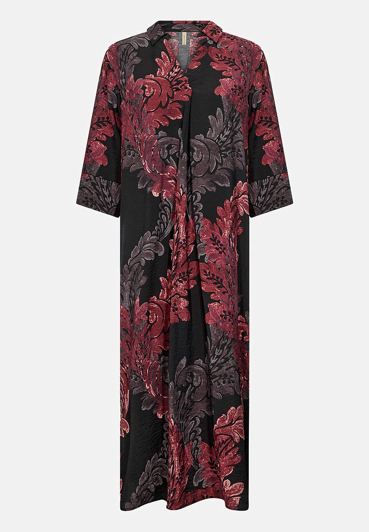 Vävd, mönstrad klänning