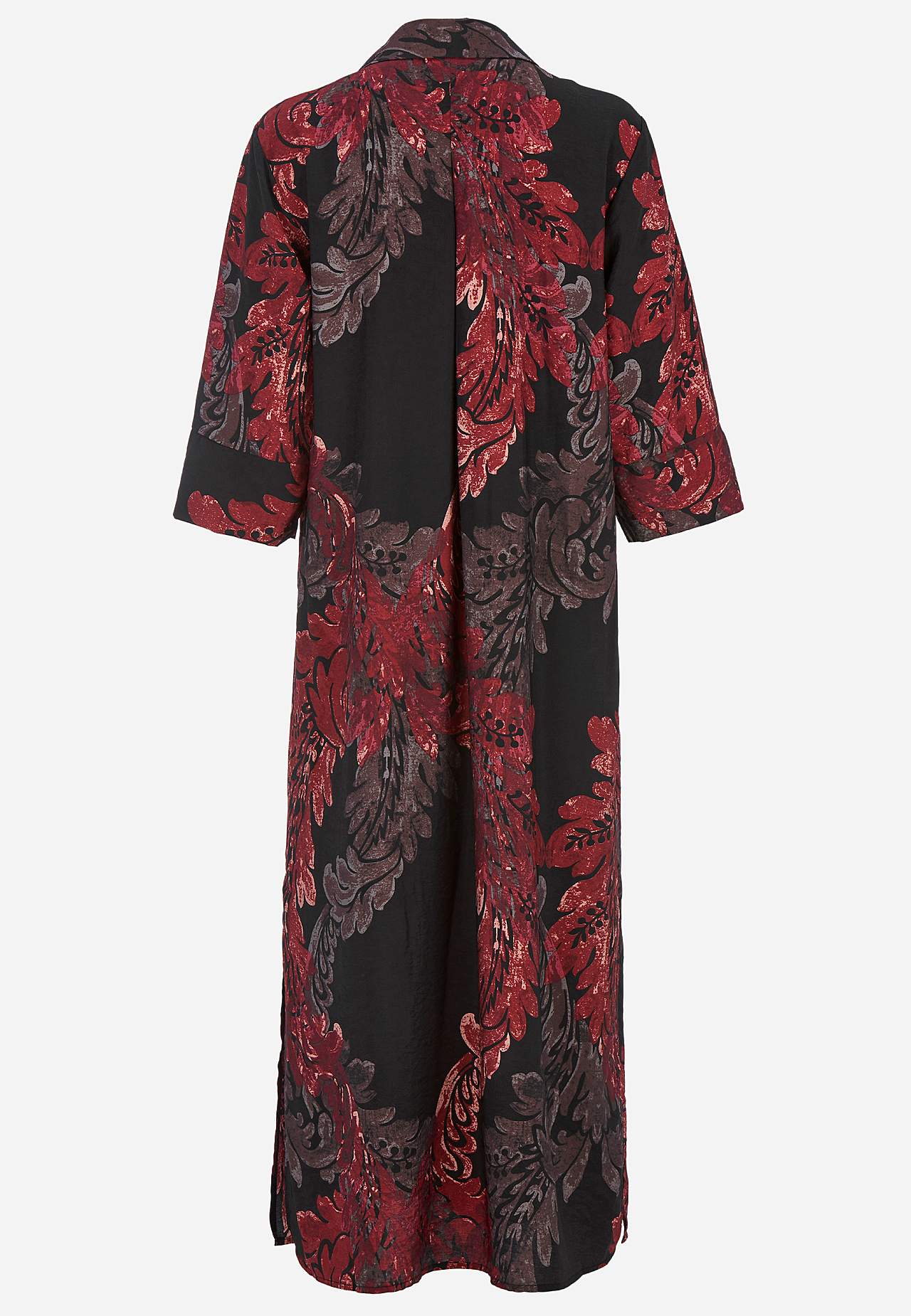 Vävd, mönstrad klänning