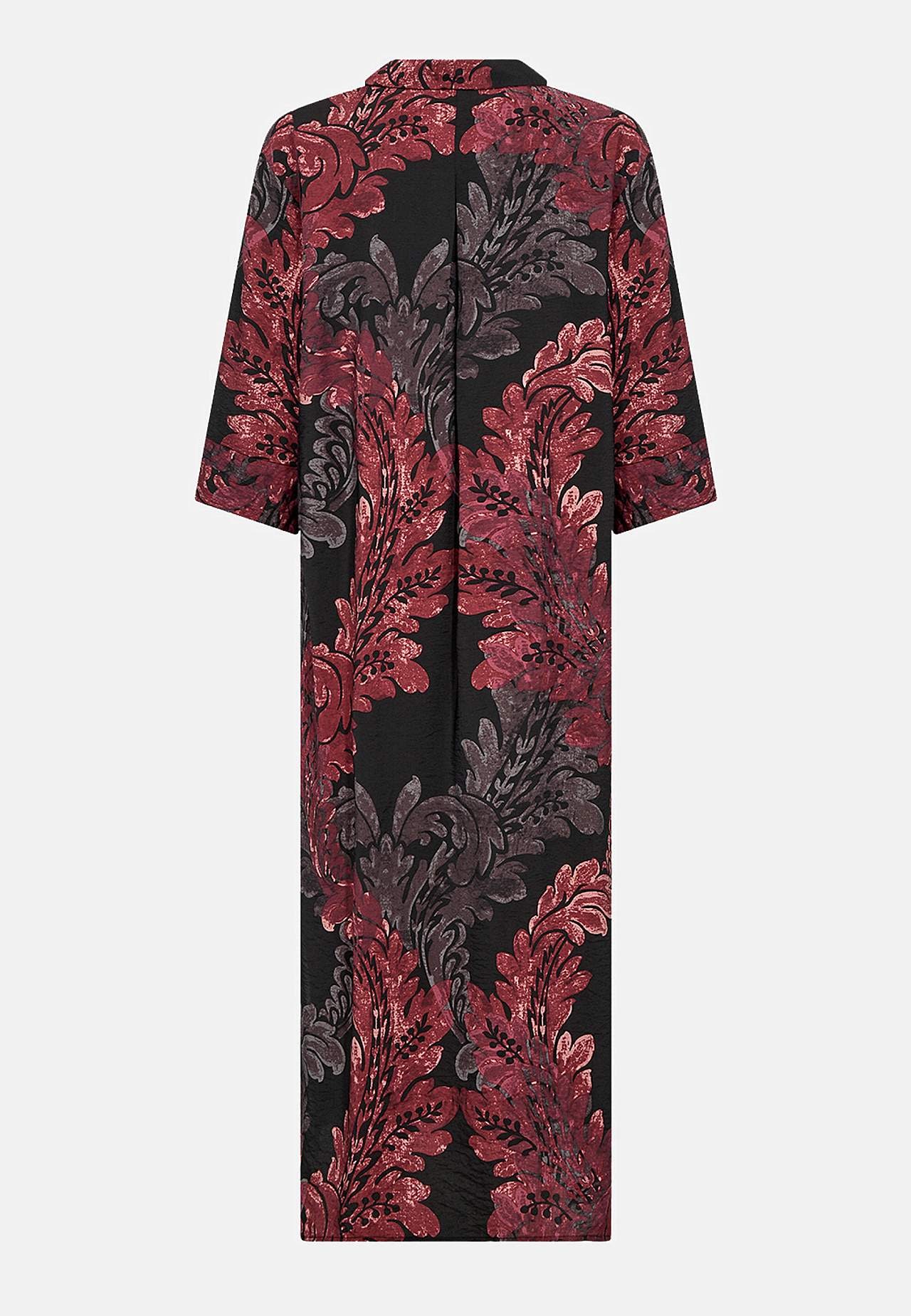 Vävd, mönstrad klänning