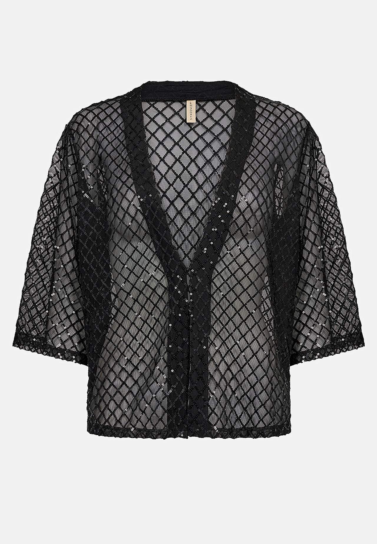 Elegant innejacka med paljetter