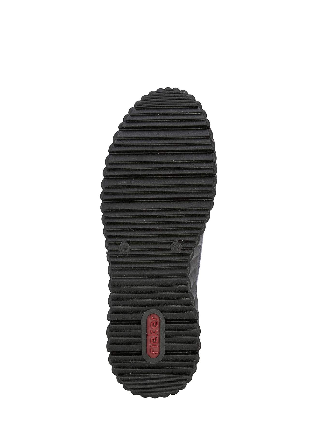 Lackad sneaker i skinn