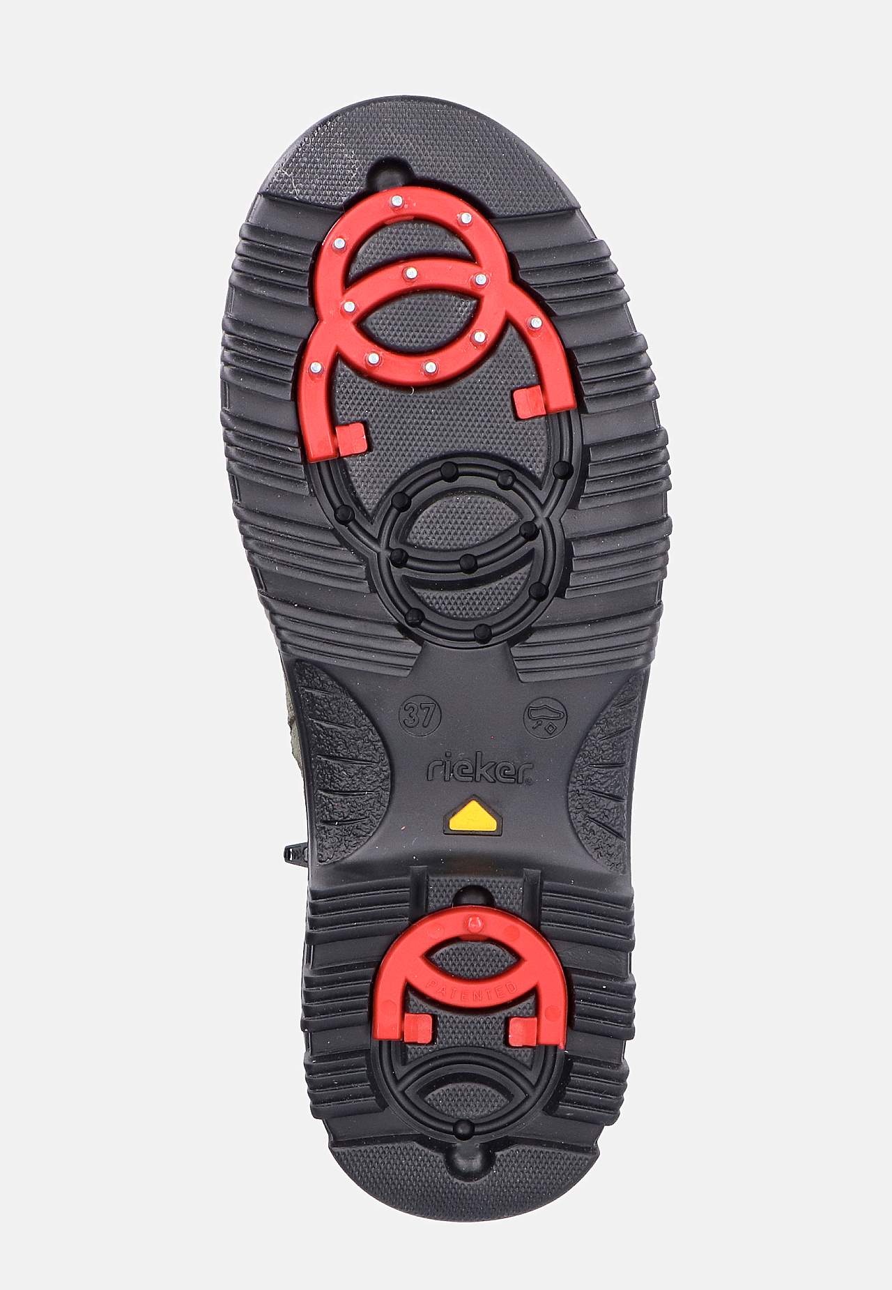 Skinnkänga med infällbara broddar