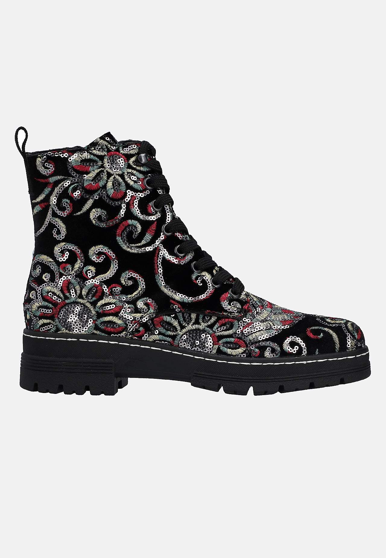 Känga med paljetter