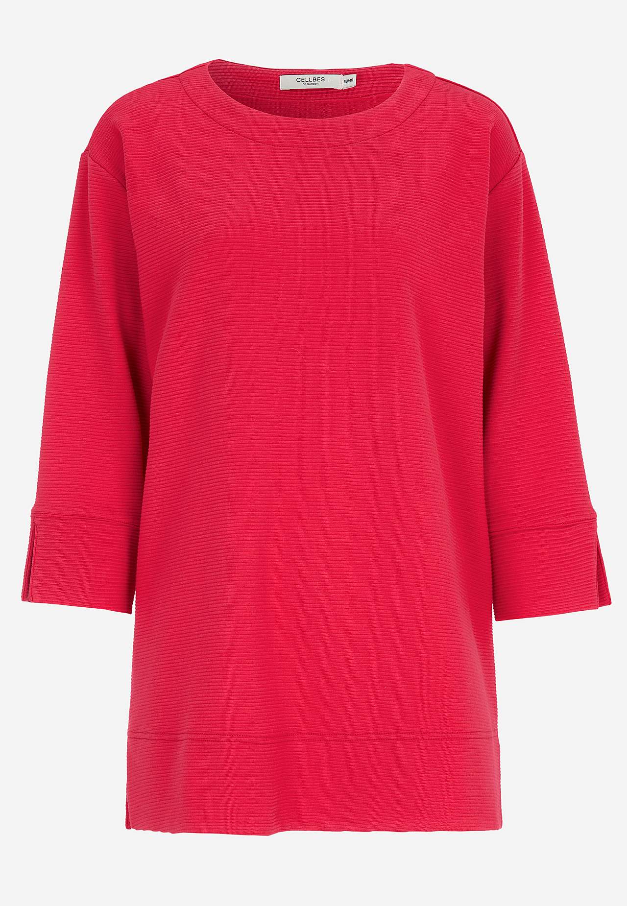 Trikåtunika med slitsar