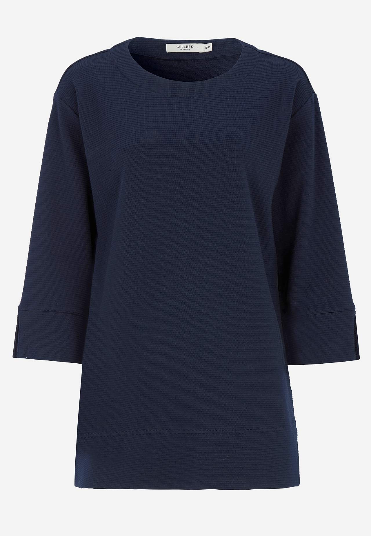 Trikåtunika med slitsar