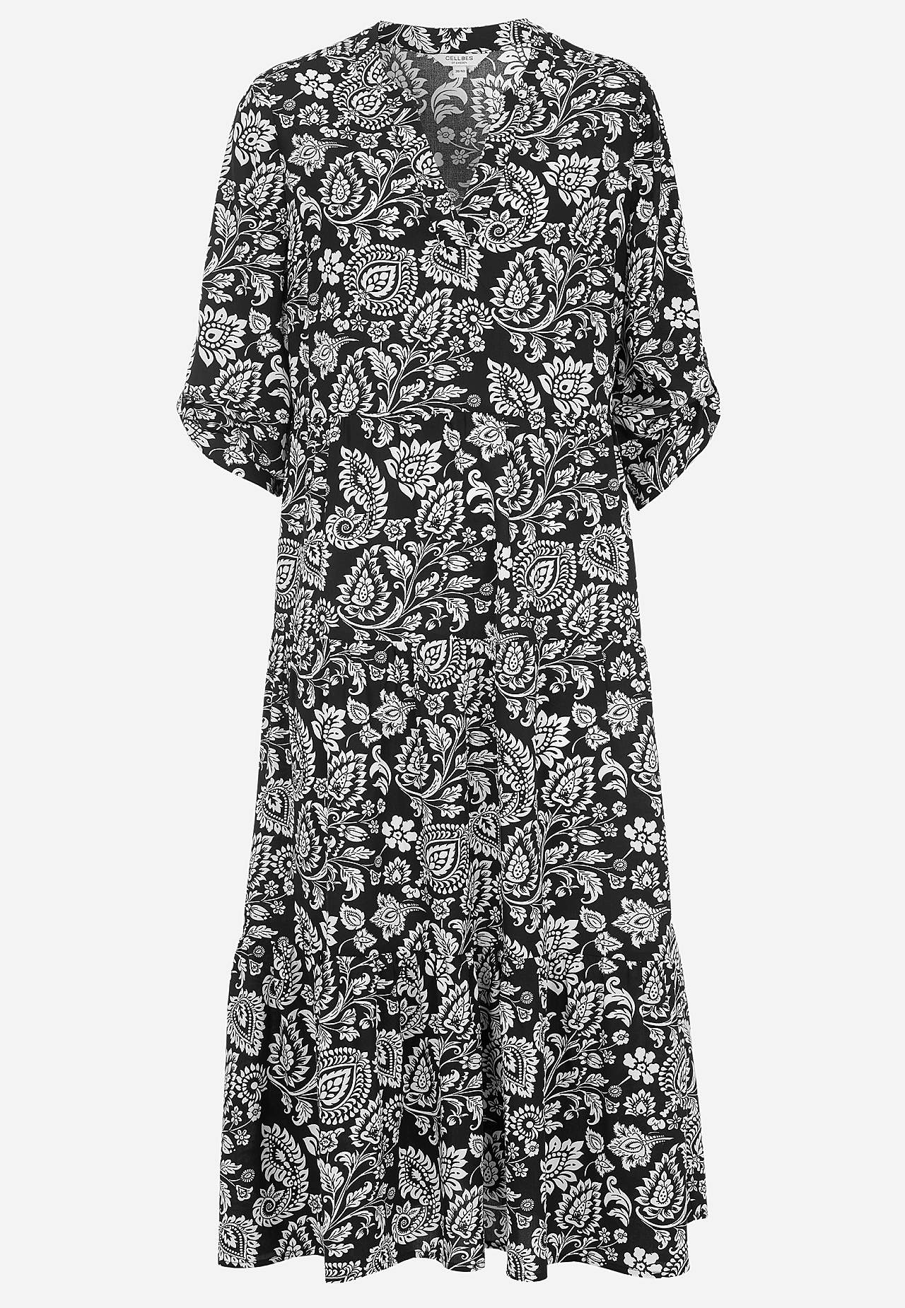 Klänning med volanger