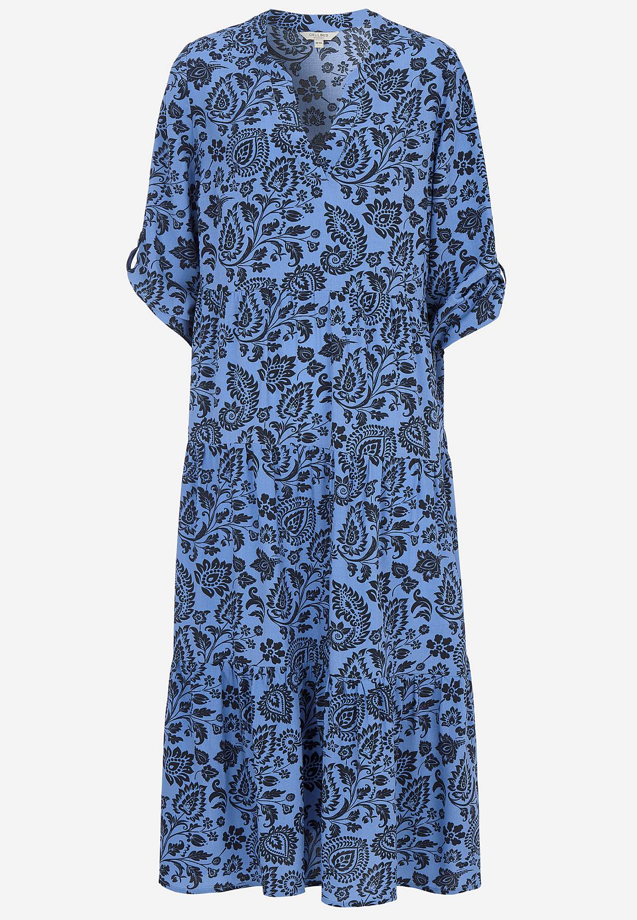 Klänning med volanger