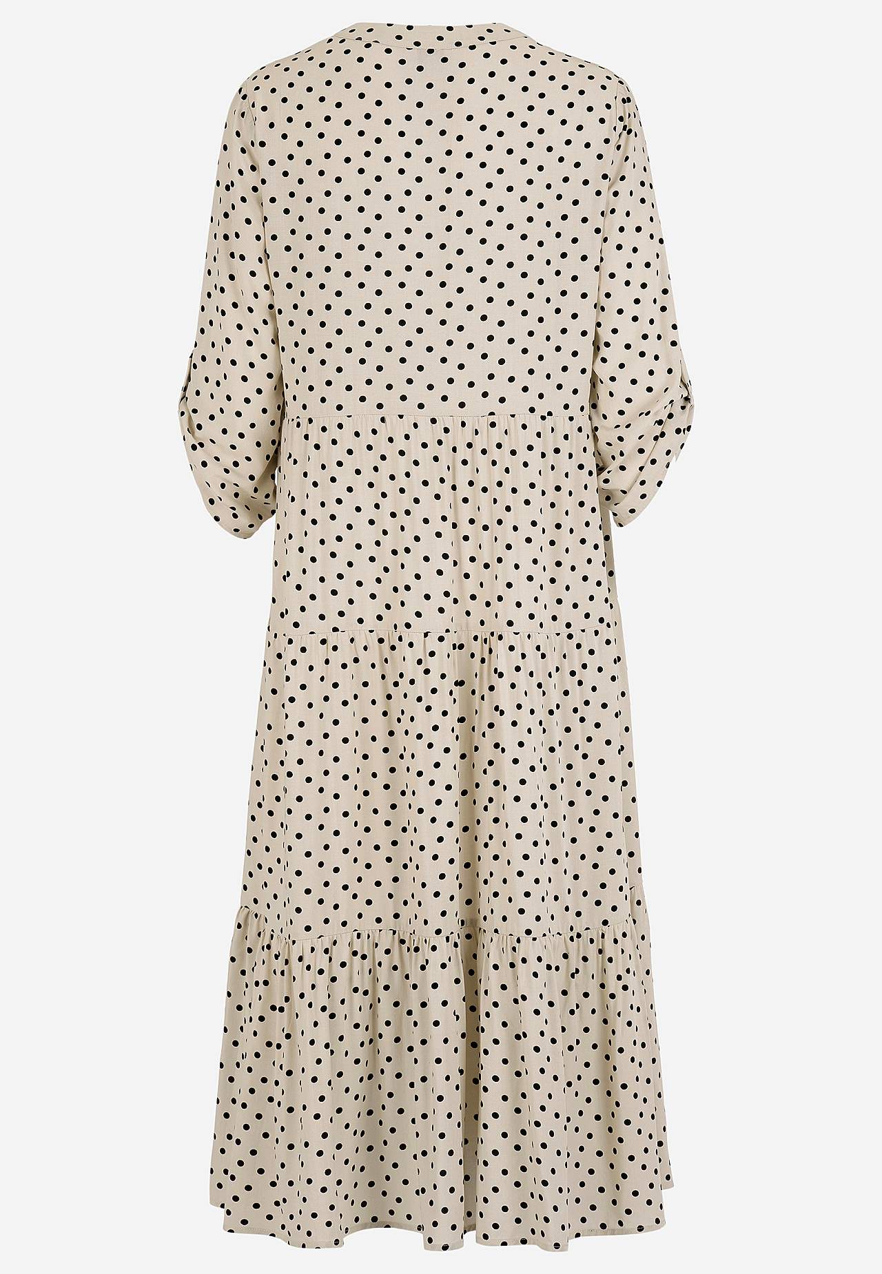 Klänning med volanger