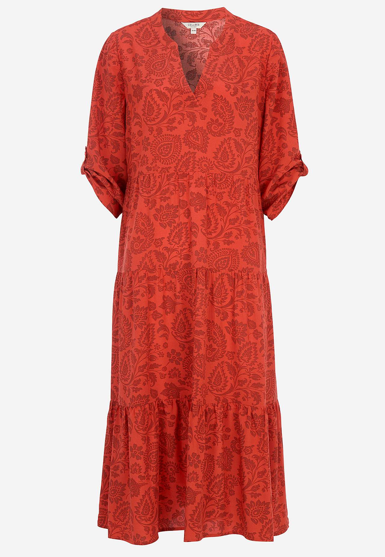 Klänning med volanger