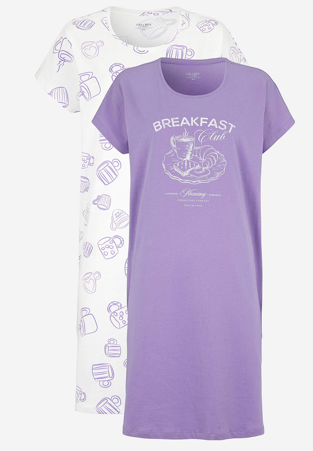 Bekvämt nattlinne 2-pack