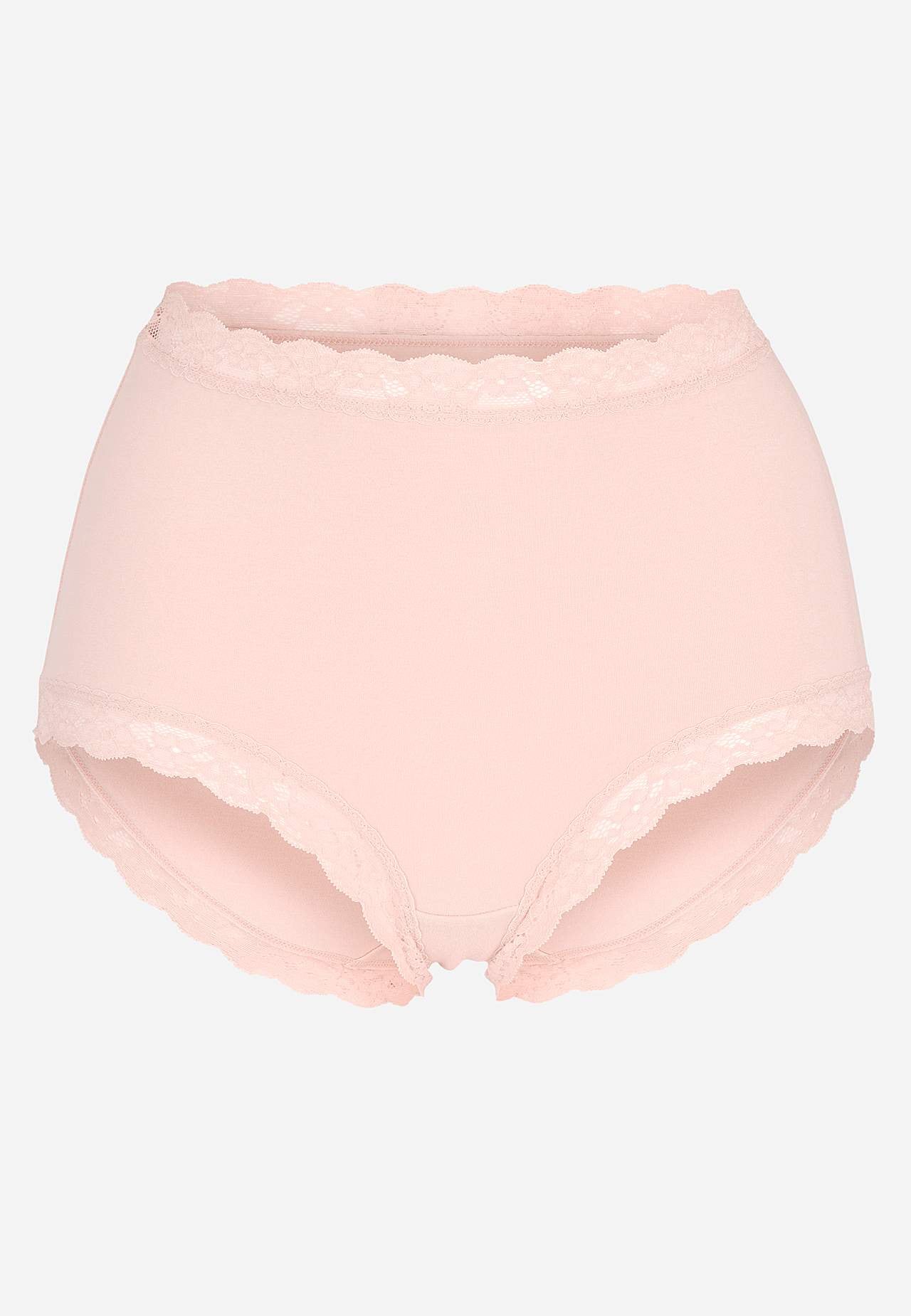 Trosa med hög midja och spets 3-pack