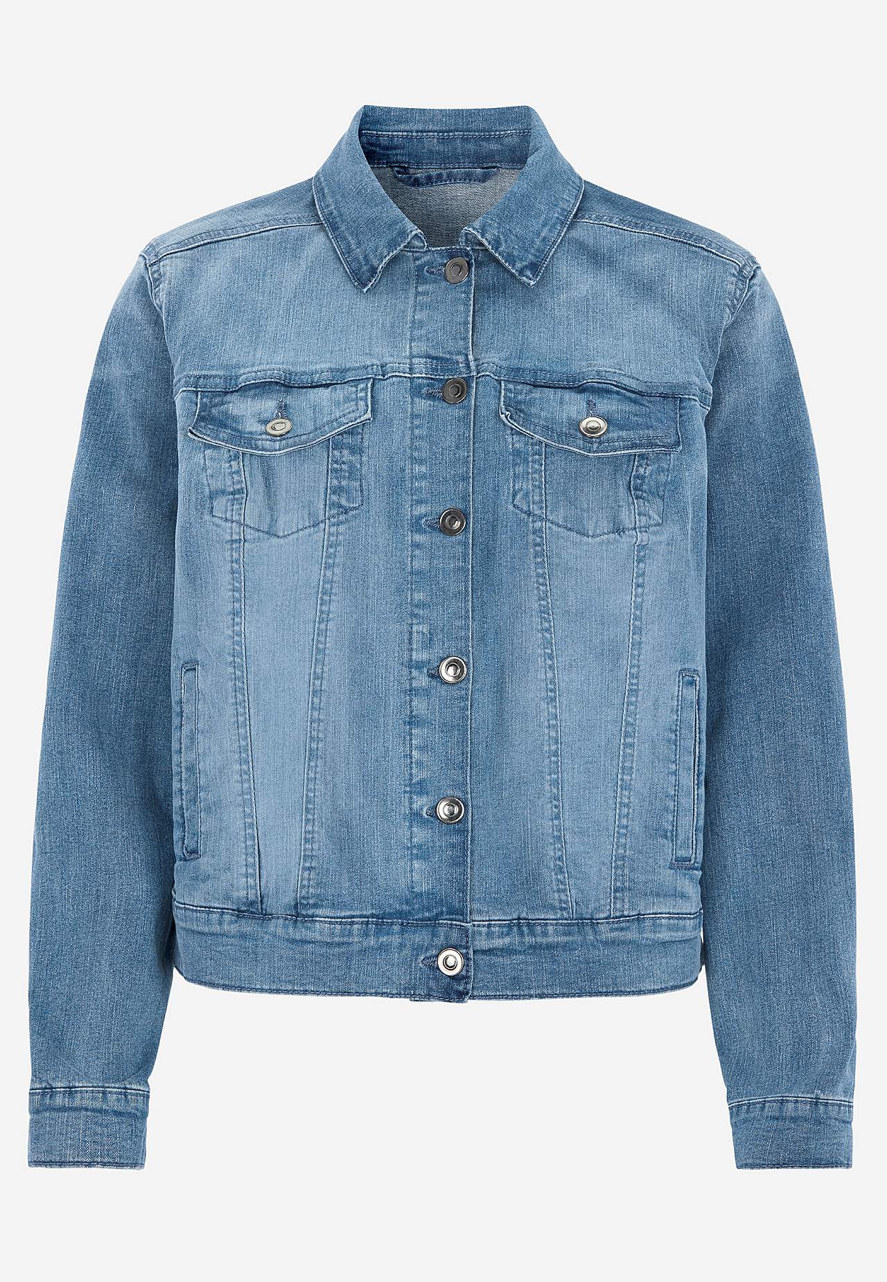 Stretchig jeansjacka