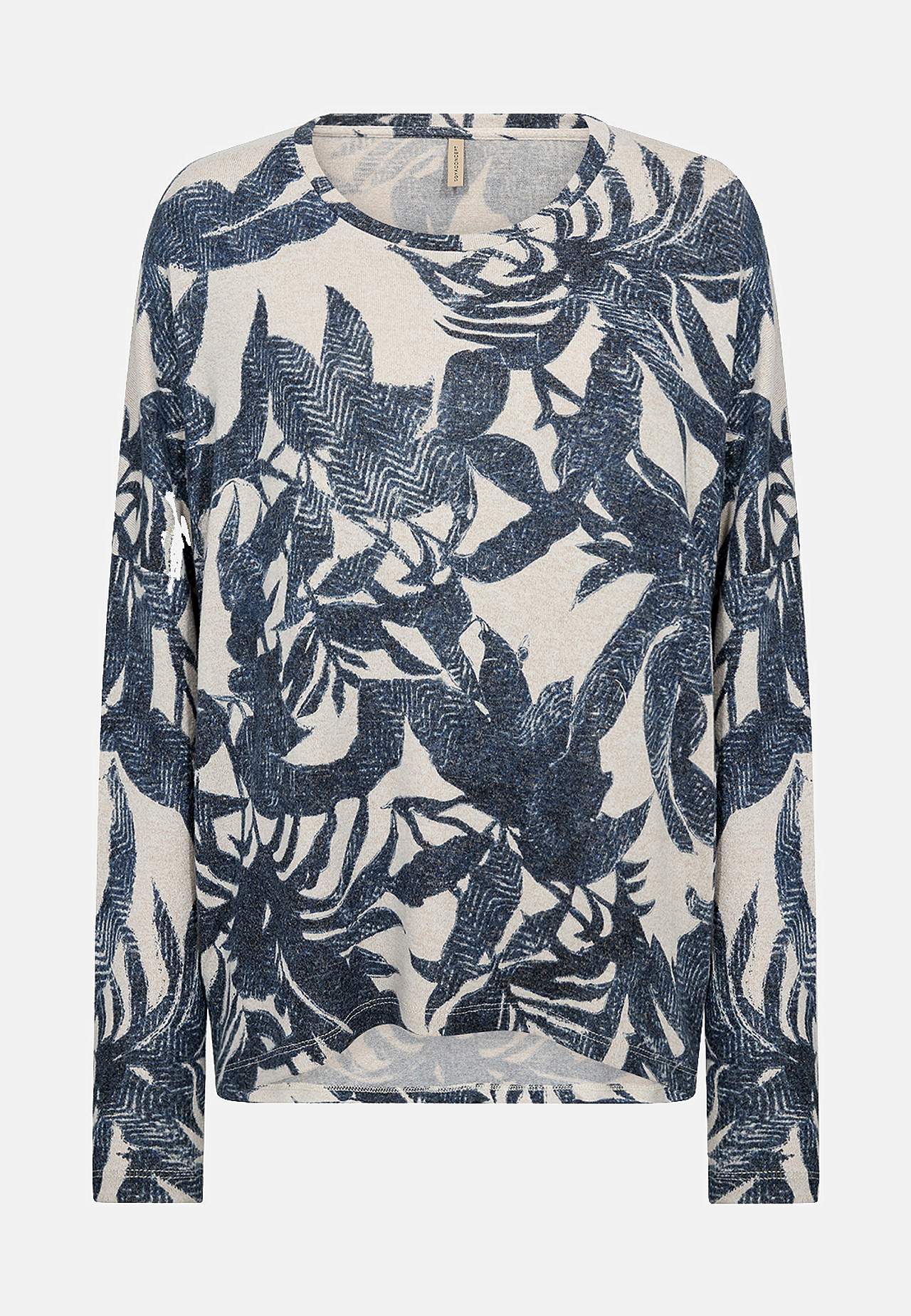 Supermjuk, mönstrad trikåtopp