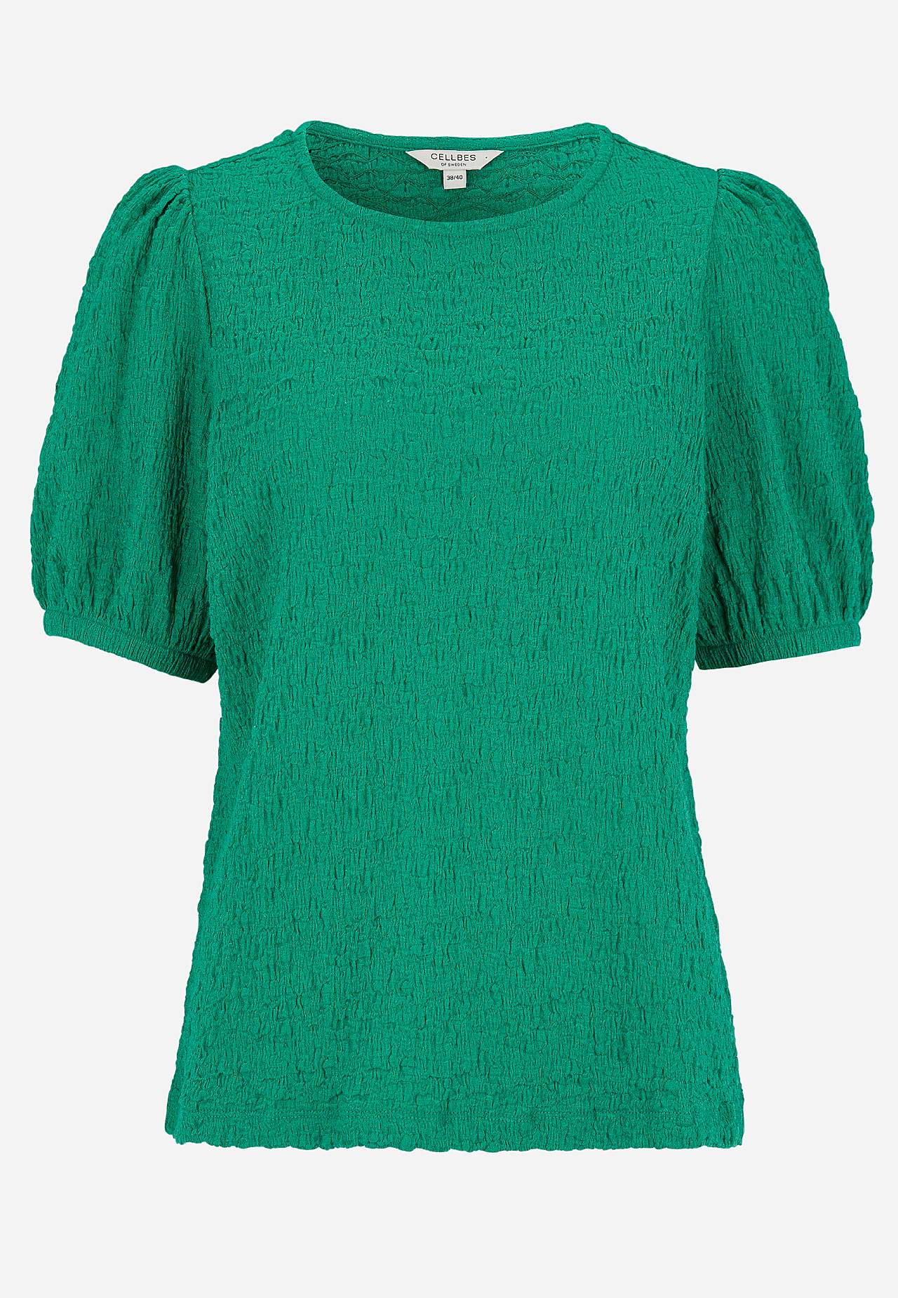 Trikåtopp med struktur