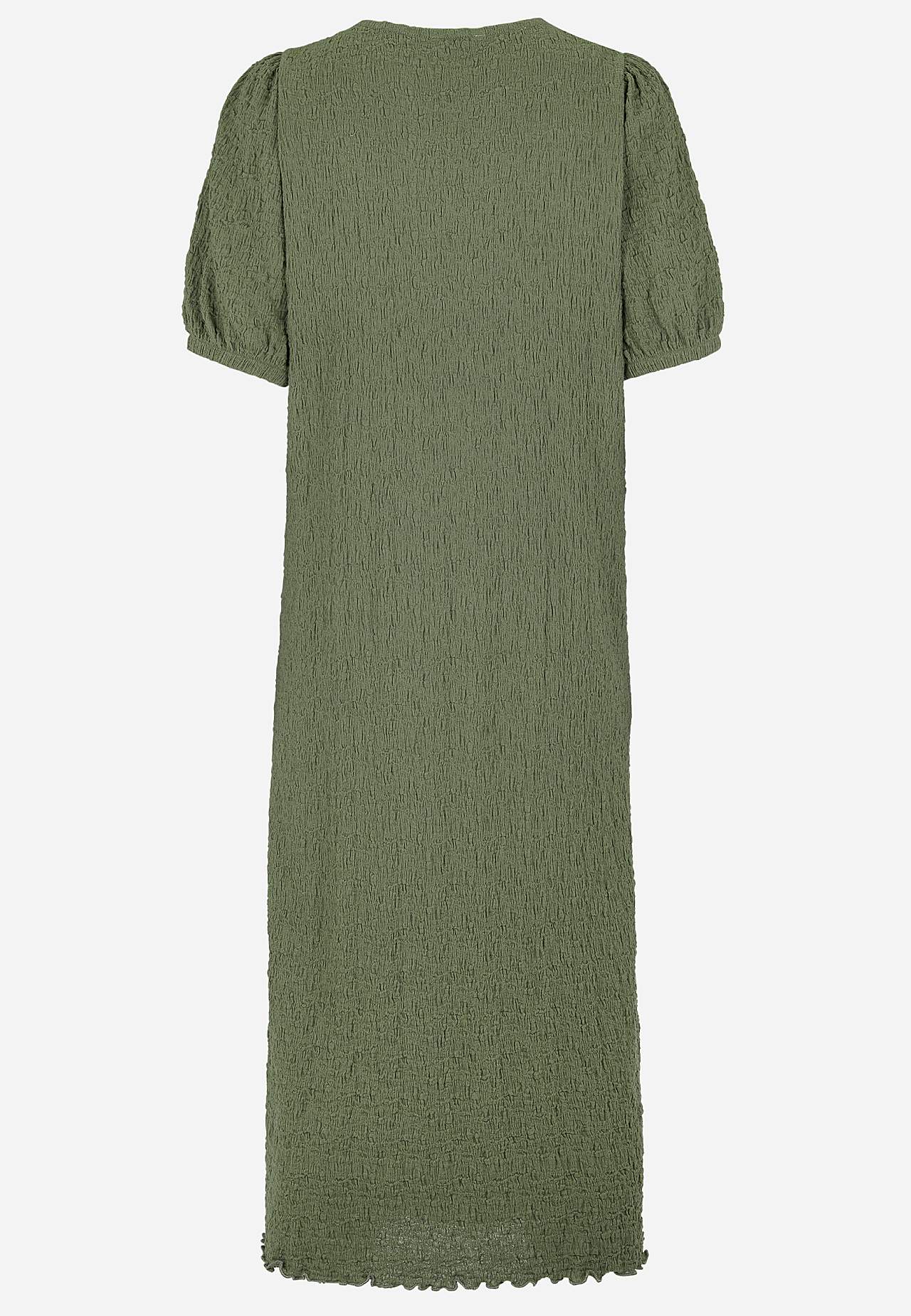 Trikåklänning med struktur