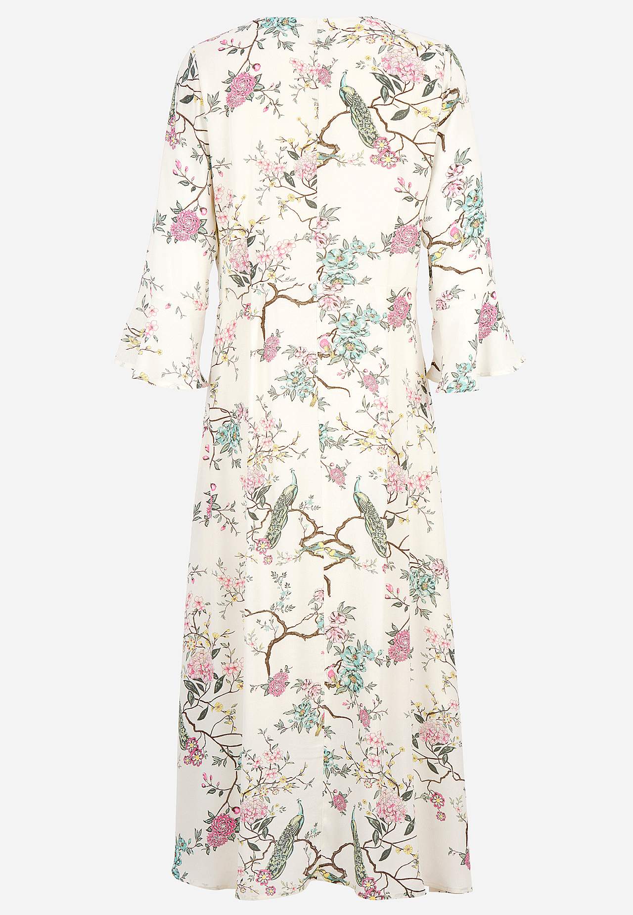 Klänning med volangärm