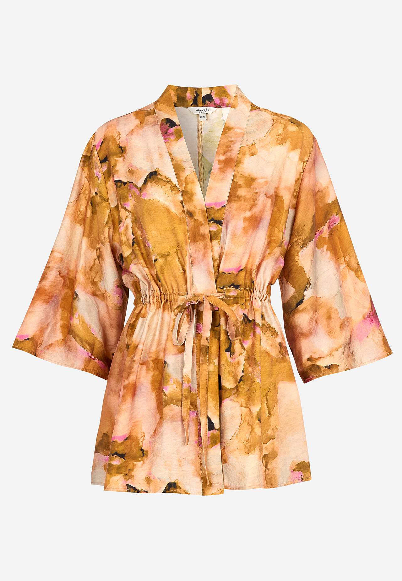 Mönstrad, följsam kimonojacka