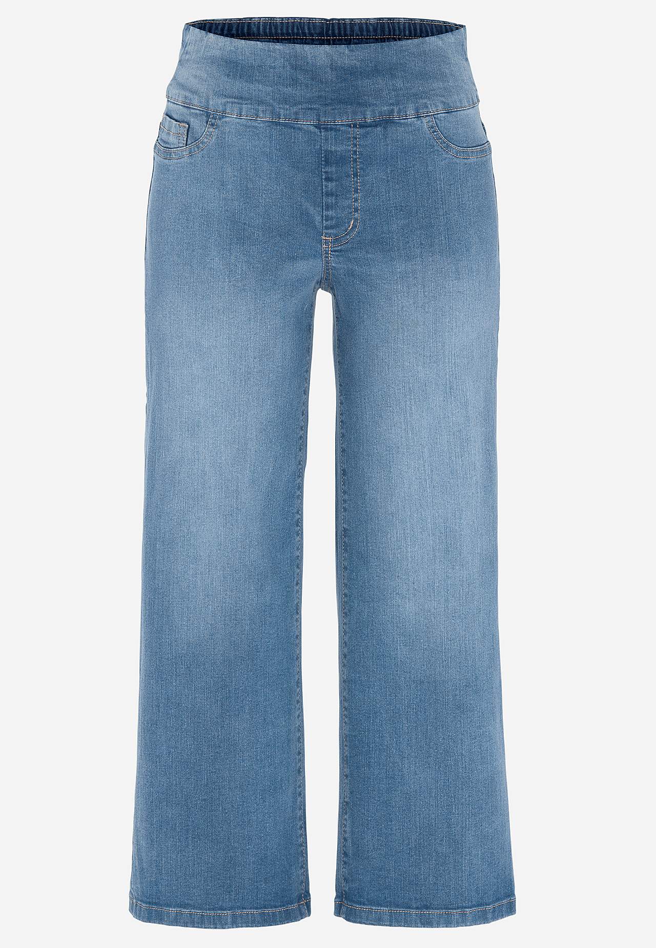 Vida ankellånga jeans med hög midja Elisa