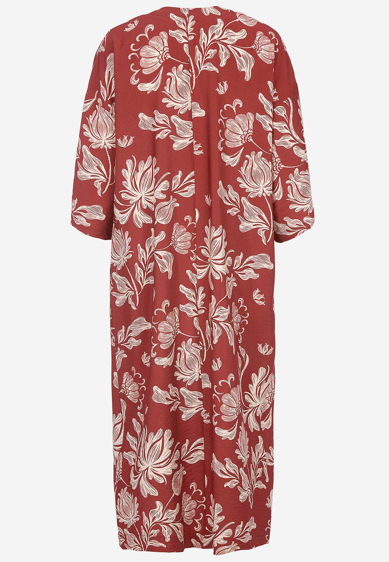 Öppen kaftan med fickor