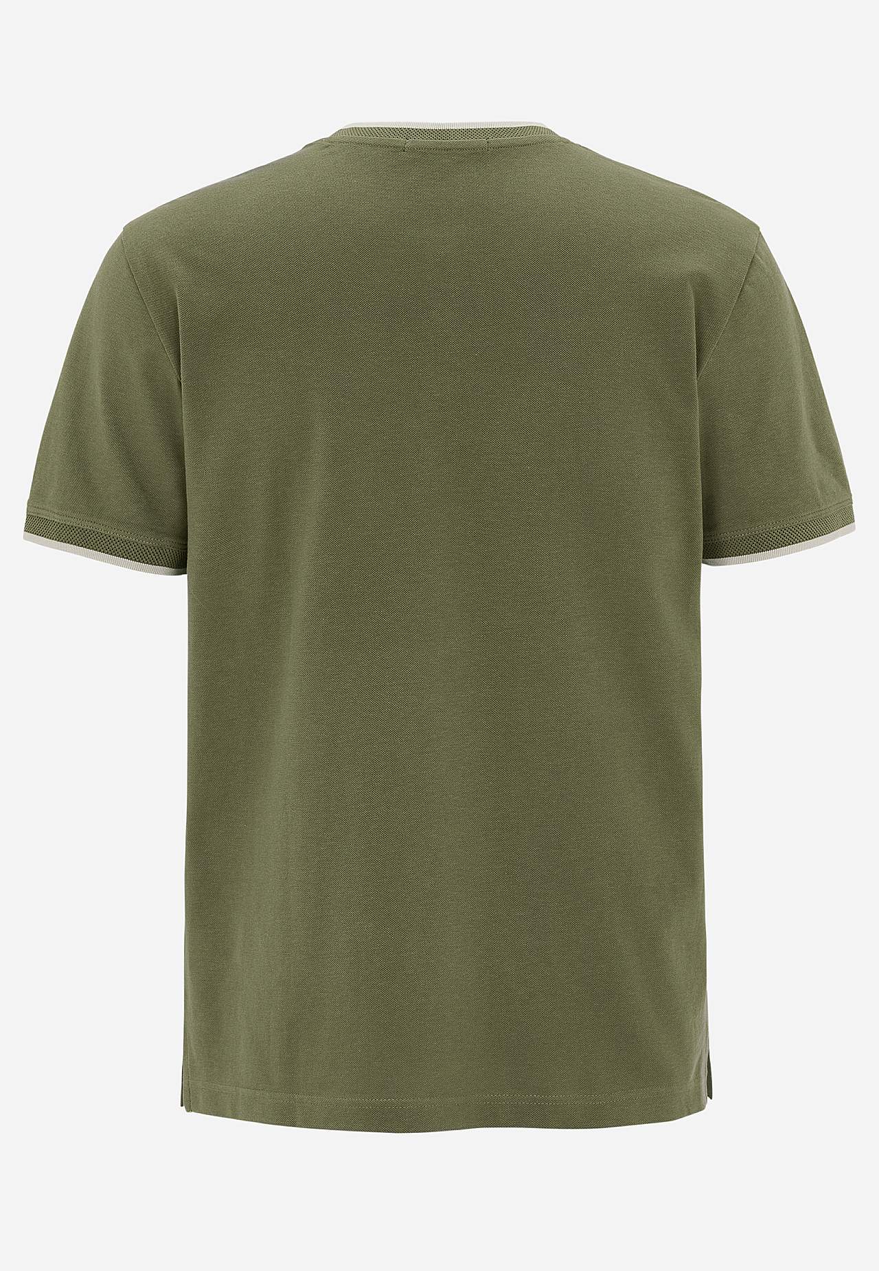 T-shirt med knappslå