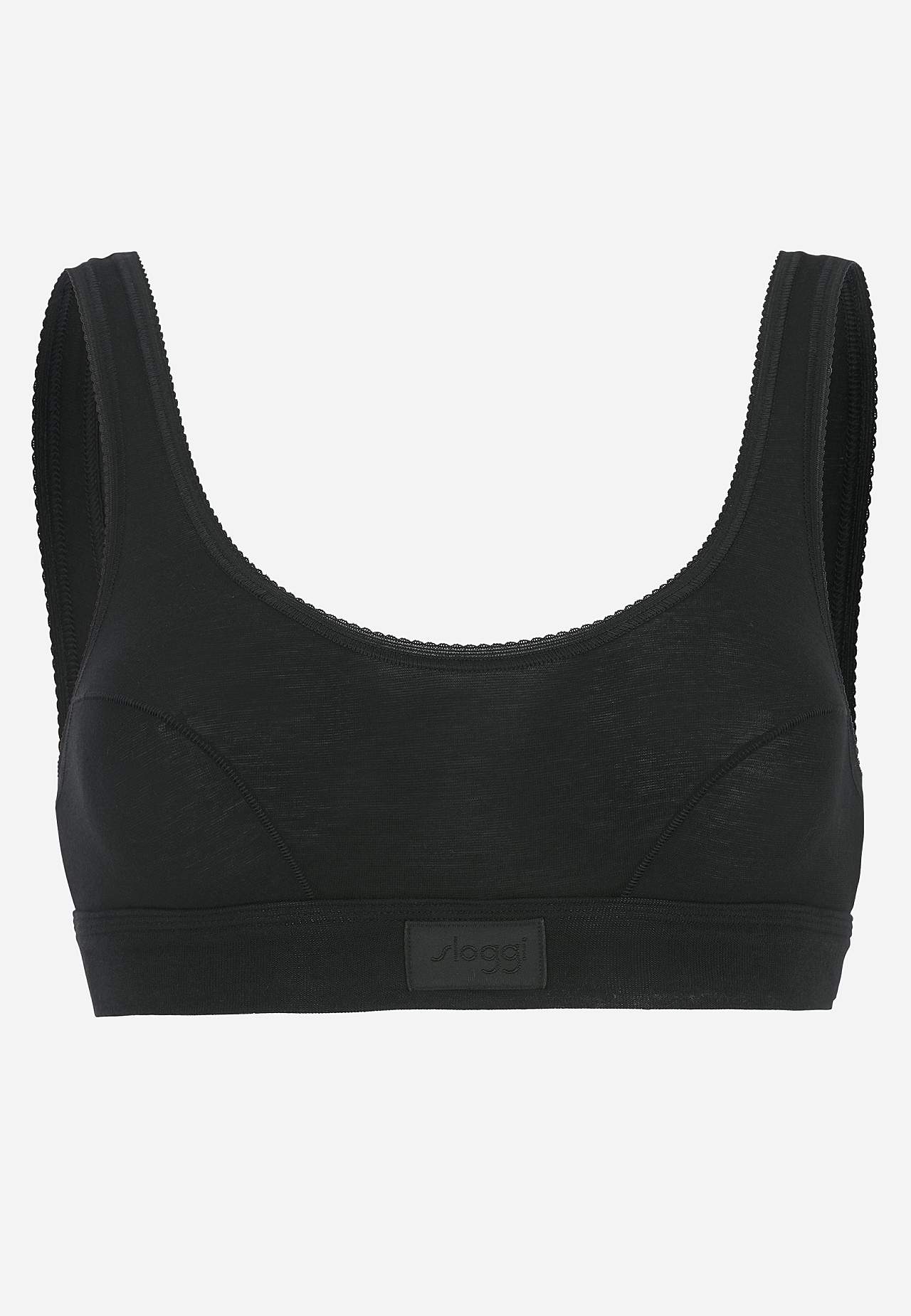 Mjuk bh-topp i bomull Double comfort