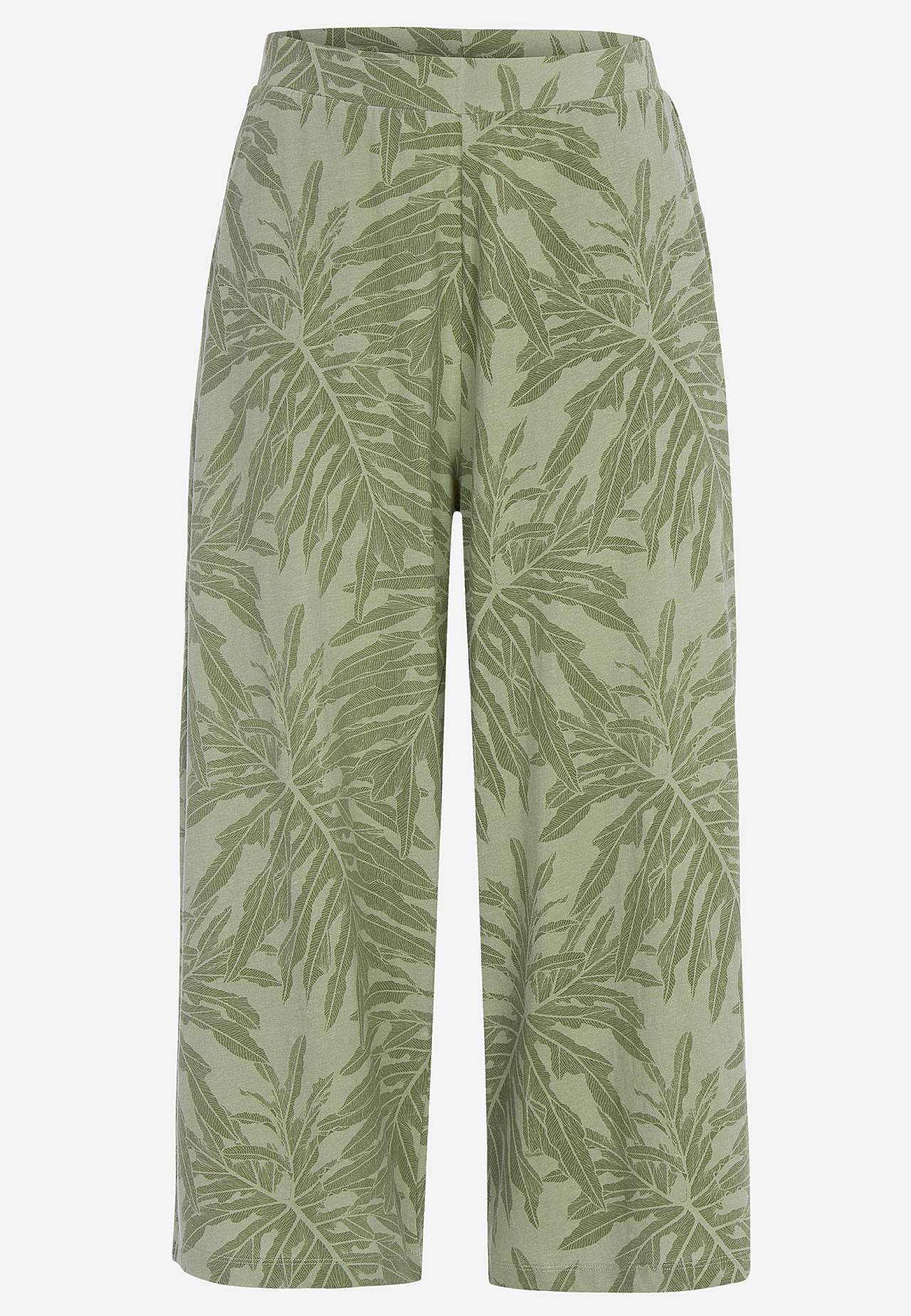 Culottebyxa i ekologisk bomull med fickor