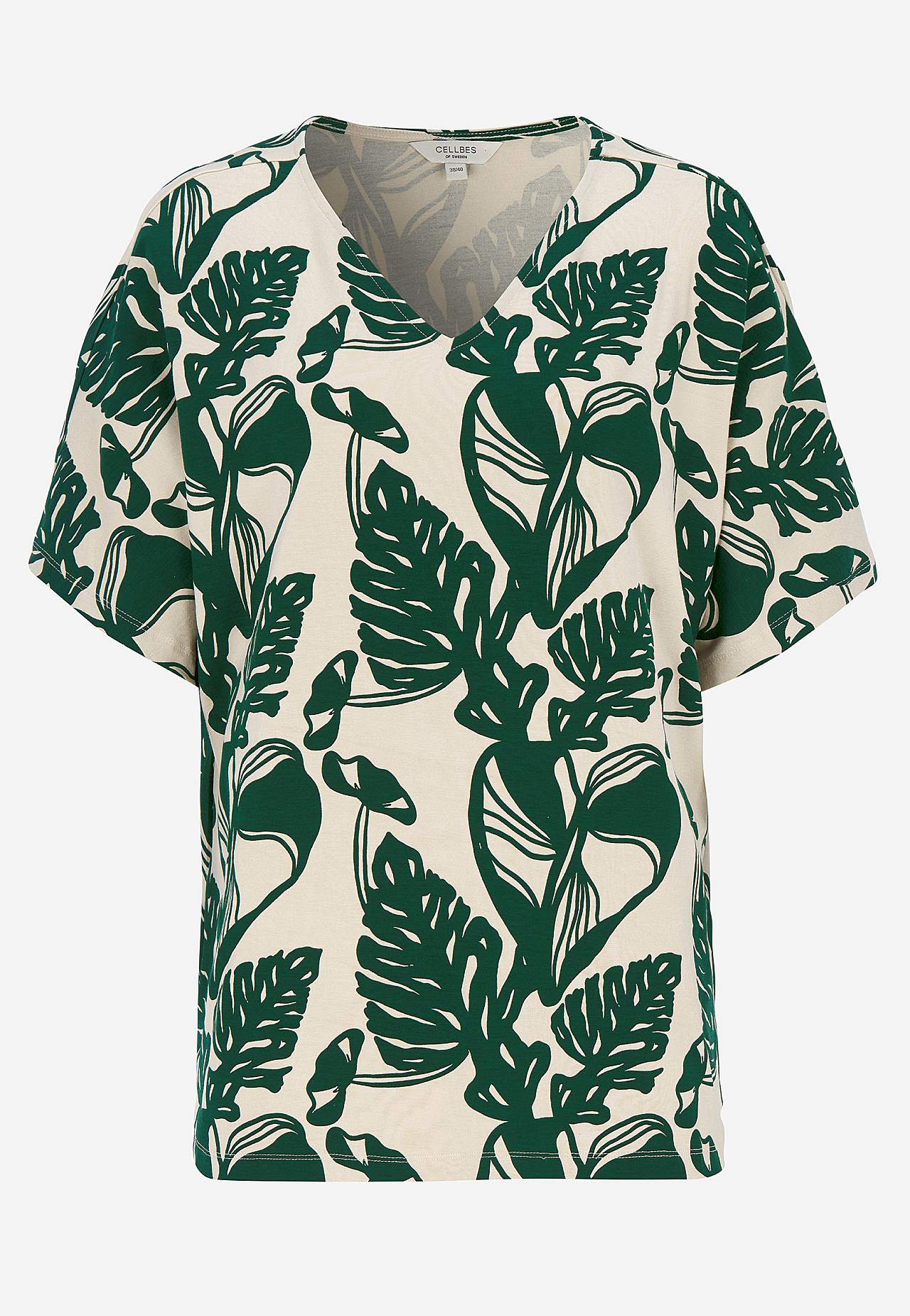 Žerzejový top s rukávem ve stylu kimono