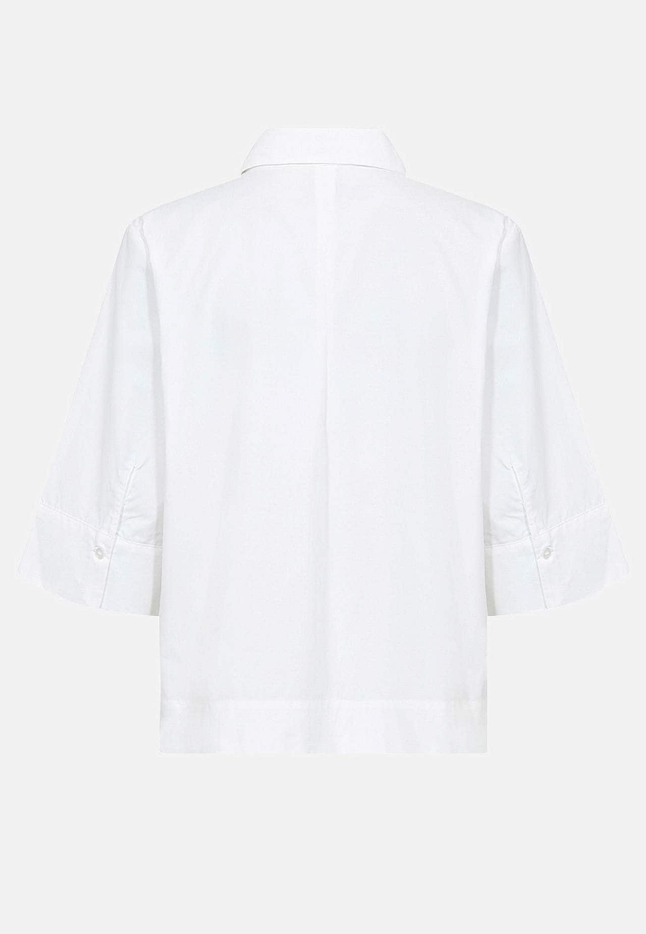 Stilren damskjorta med dolda knappar