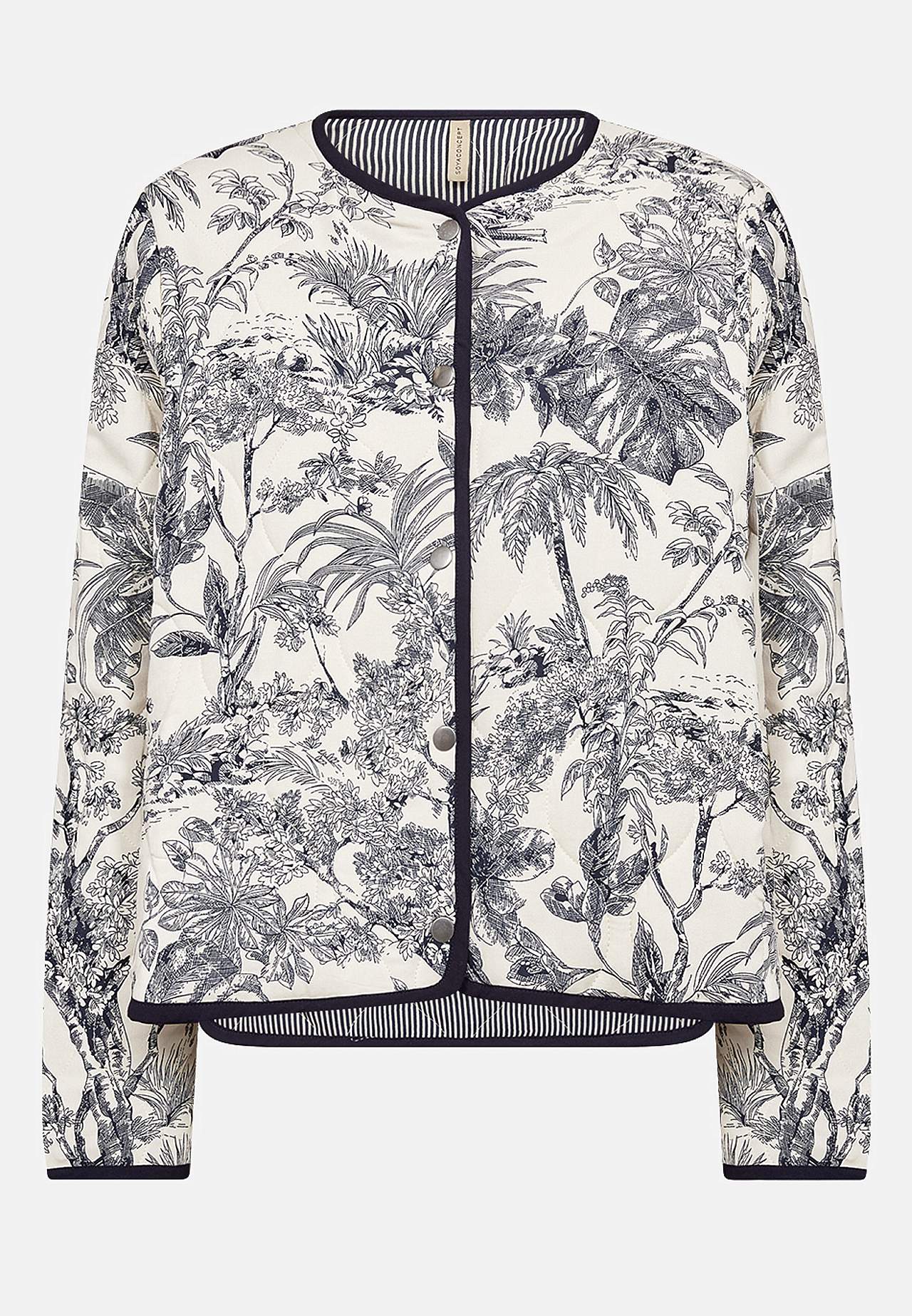 Vändbar, quiltad jacka