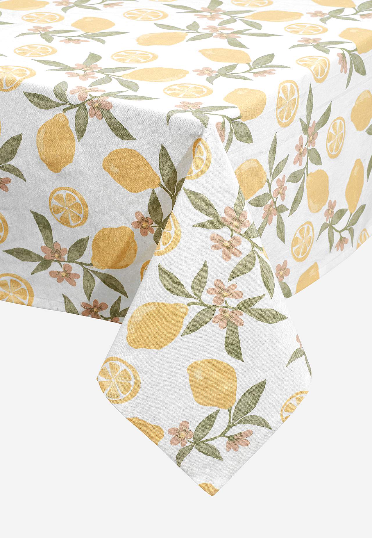 Duk med citronmönster 90x90 cm