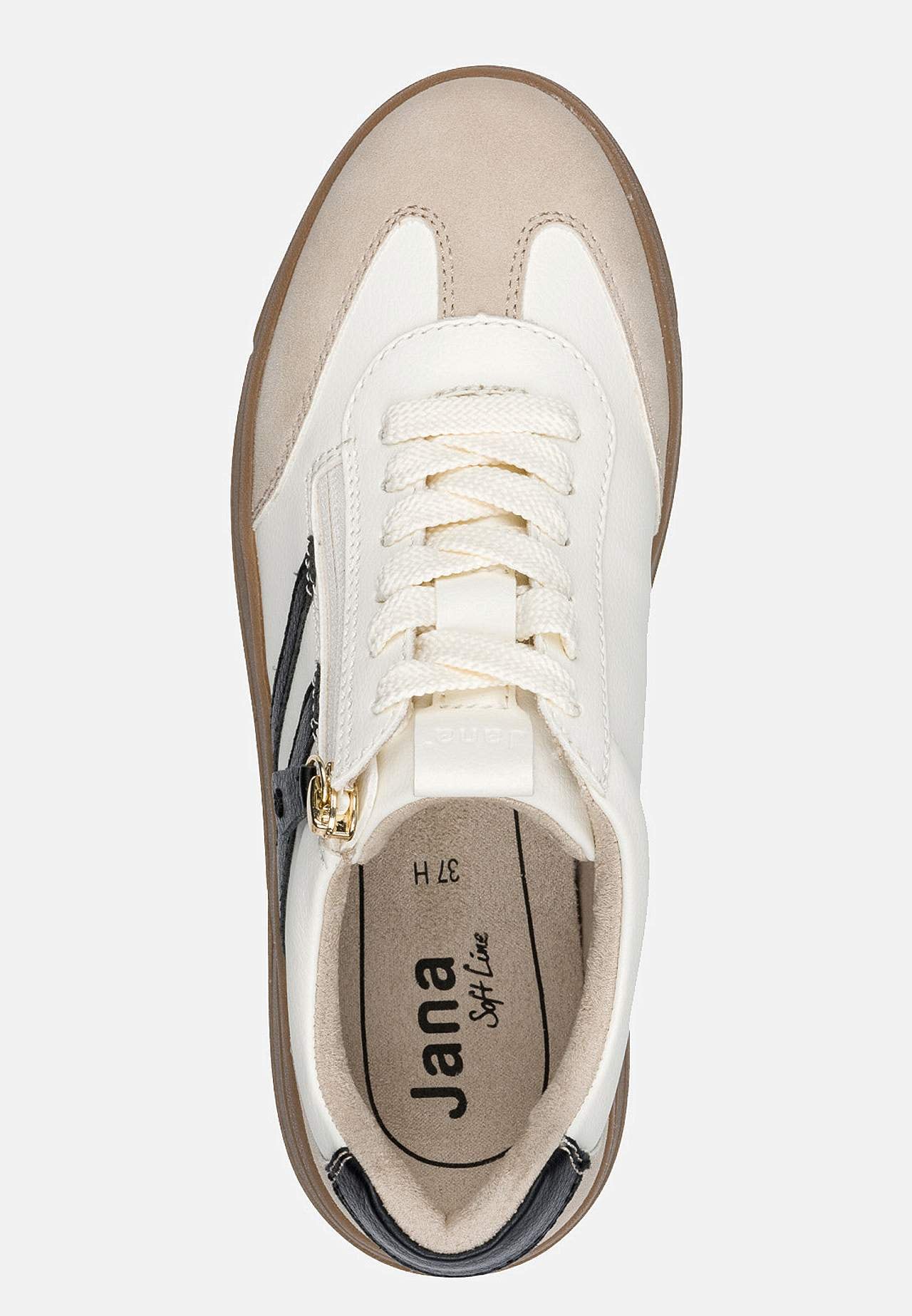 Sneaker med dragkedja