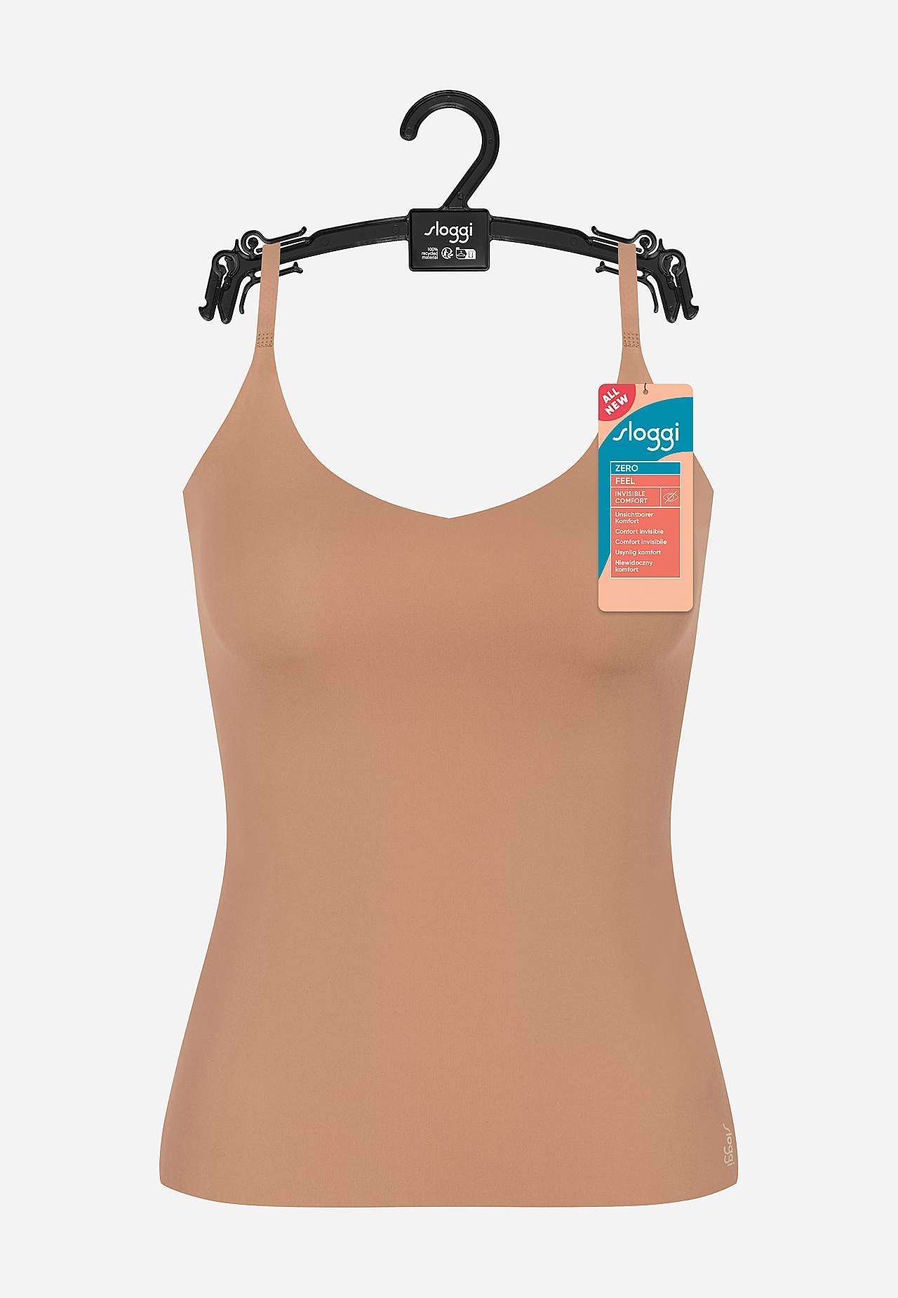 Sömlöst linne med reglerbara axelband ZERO Feel 2.0 Spaghetti top