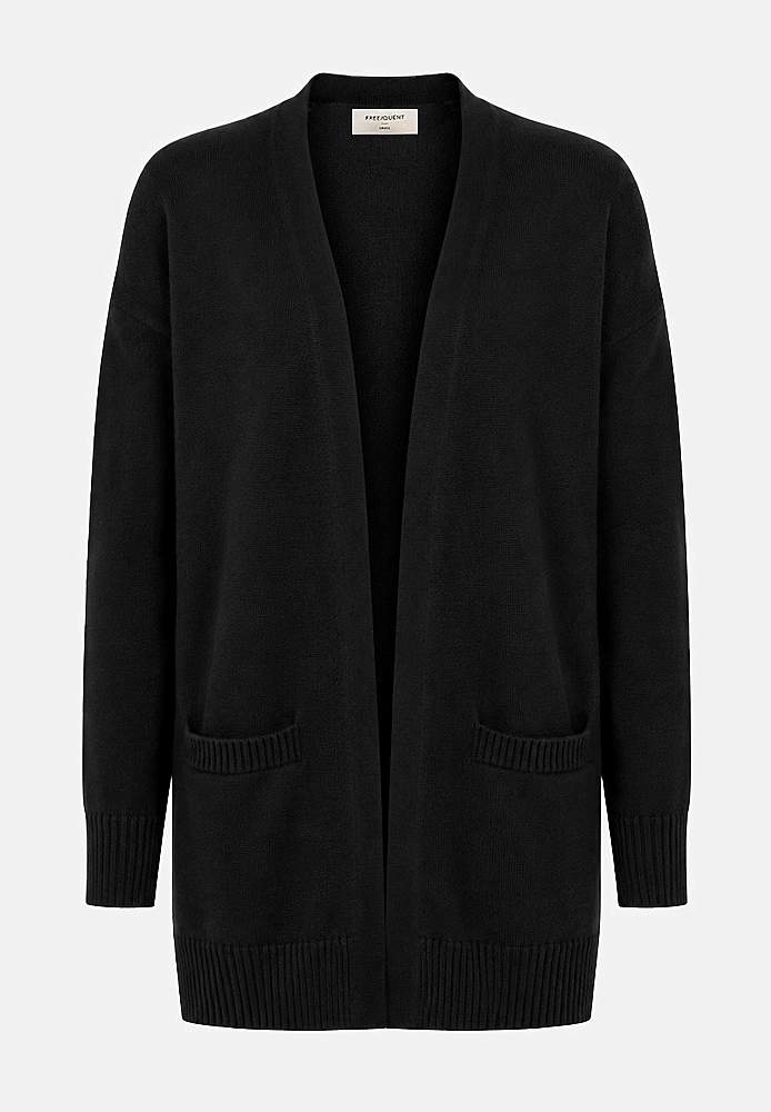 Finstickad cardigan