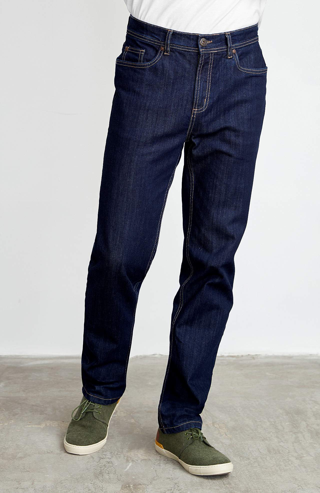Raka jeans med stretch